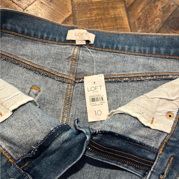 LOFT NWT Ann Taylor Loft Women's 10
Denim Pencil Skirt Raw Hem - Picture 10 of 12